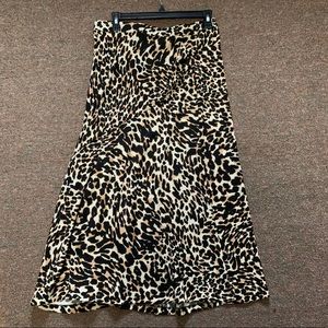 Zara Leopard Skirt